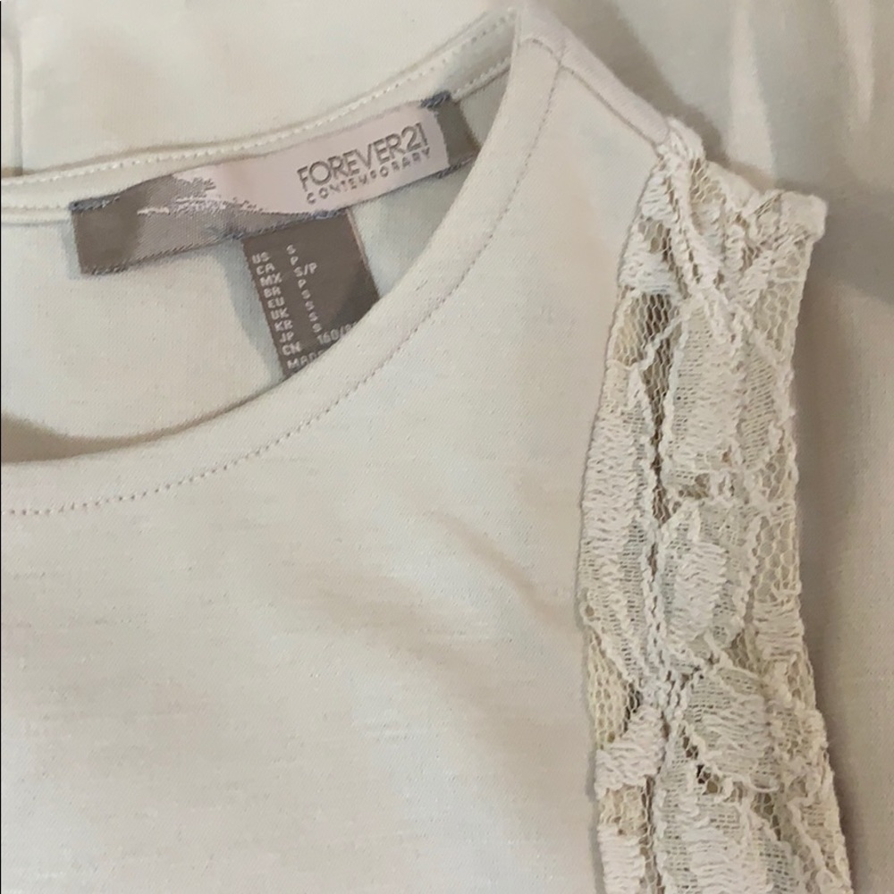 NWOT cream dress with lace detail! - Picture 5 of 5